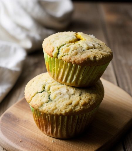 Zucchini-Lemon Muffins (3 Pts recipe image