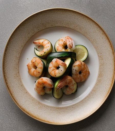 Zucchini-Shrimp Coquilles recipe image