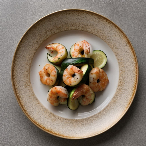 Zucchini-Shrimp Coquilles recipe image