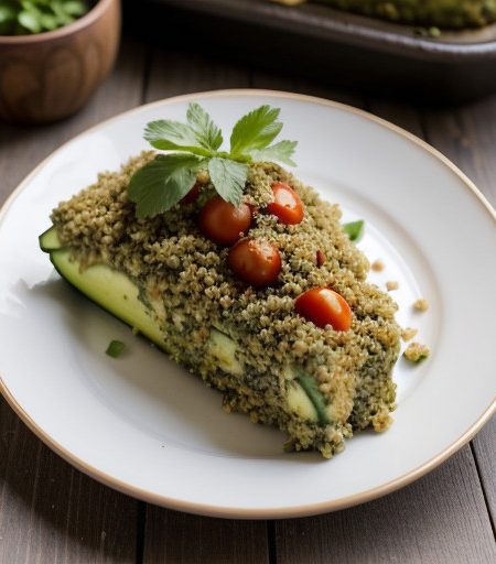 Zucchini Stuffed With Bulgur & Ground Turke recipe image