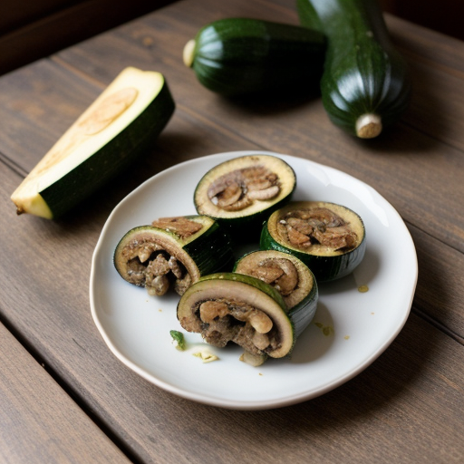 Zucchini Stuffed With Mushrooms (1 PT recipe image