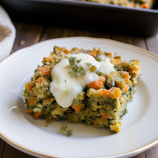 Zucchini Stuffing Casserole recipe image