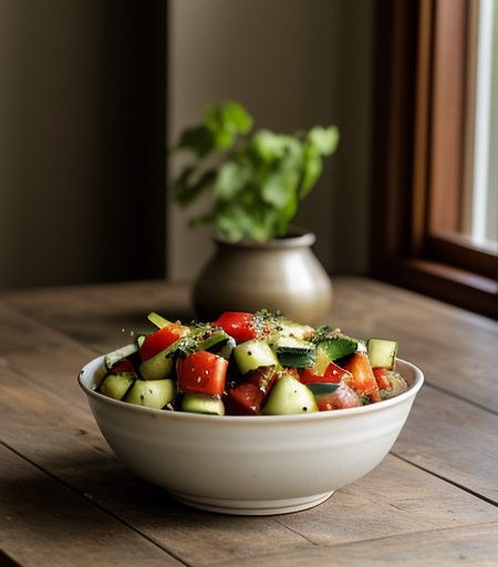 Zucchini & Tomato Salad #1 recipe image