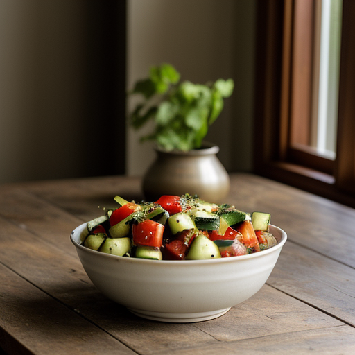 Zucchini & Tomato Salad #1 recipe image