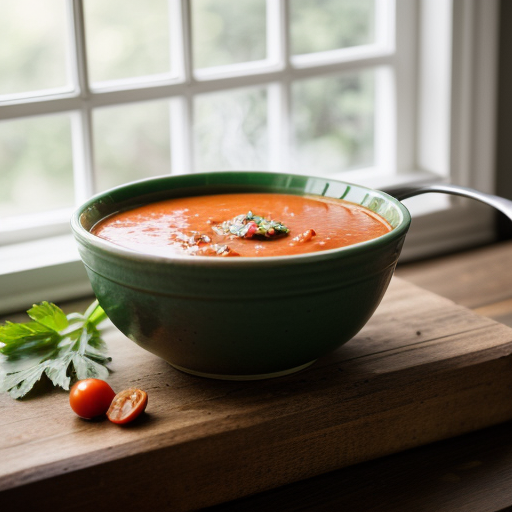 Zucchini-Tomato Soup recipe image