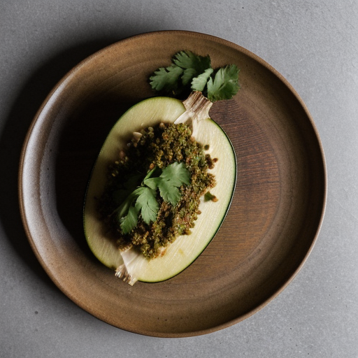 Zucchini With Garlic and Coriander recipe image