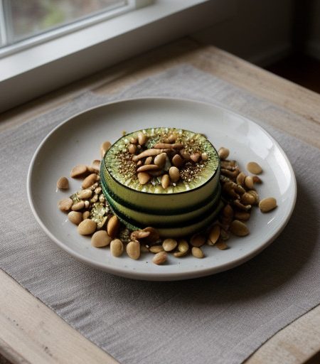 Zucchini With Peanuts recipe image
