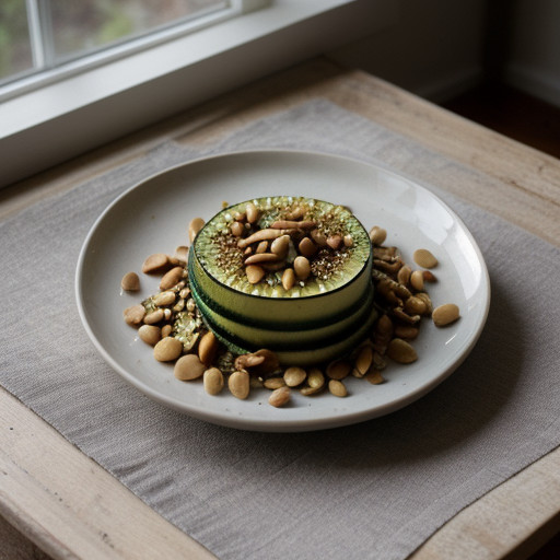 Zucchini With Peanuts recipe image