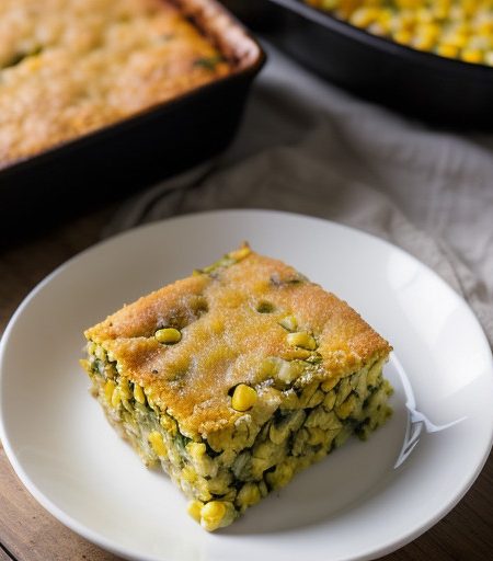 Zucchini and Chile Corn Bake recipe image