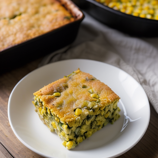 Zucchini and Chile Corn Bake recipe image