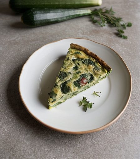 Zucchini and Green Herb Frittata recipe image