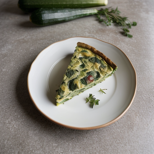 Zucchini and Green Herb Frittata recipe image