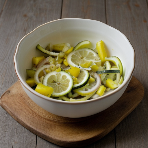 Zucchini and Lemon Salad recipe image