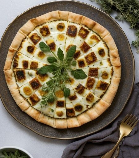Zucchini and Phyllo Pizza recipe image