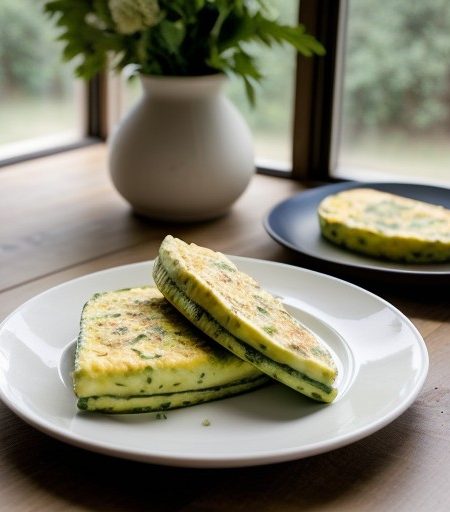 Zucchini and Potato Omelets recipe image