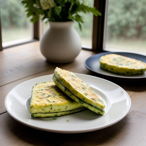 Zucchini and Potato Omelets recipe image