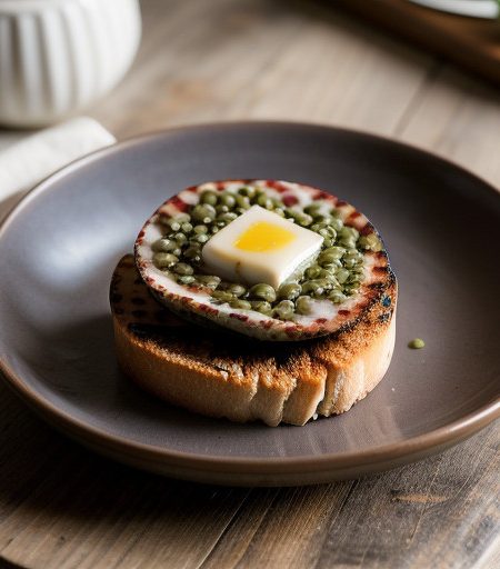 Zuppa Di Lenticchie With Salame and Crostini recipe image