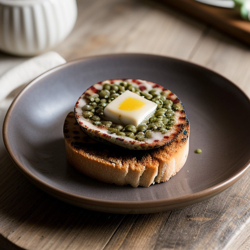 Zuppa Di Lenticchie With Salame and Crostini recipe image