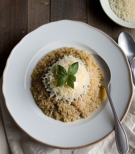 Zuppa Di Riso E Pecorino Romano (Rice&pecorino Romano Sou recipe image