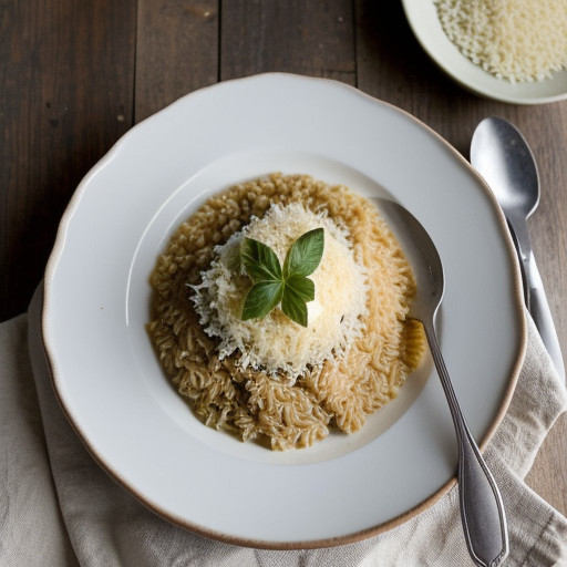 Zuppa Di Riso E Pecorino Romano (Rice&pecorino Romano Sou recipe image