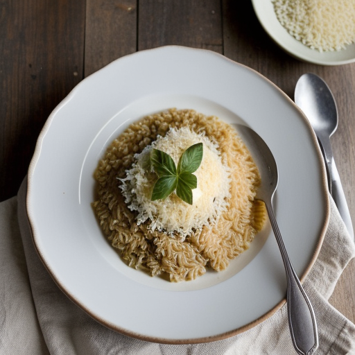 Zuppa Di Riso E Pecorino Romano (Rice&pecorino Romano Sou recipe image