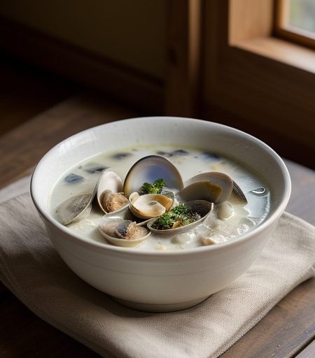 Zuppa Di Vongole (Clam Soup recipe image