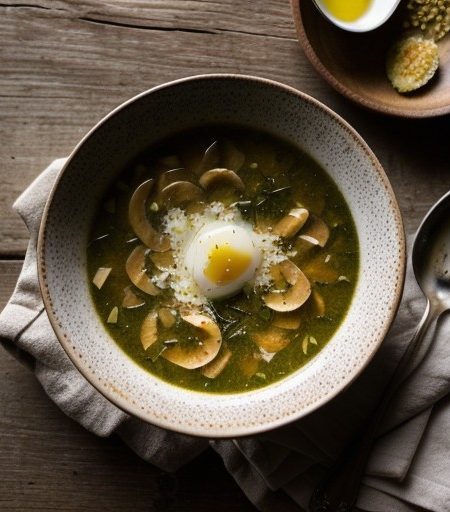 Zuppa d'Aglio - Garlic Soup recipe image