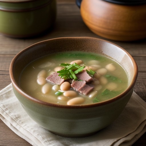 Zwei-Bohnenensuppe (Two Bean Soup recipe image