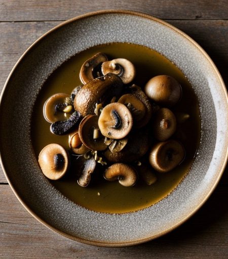 l'ETOILE'S Braised Cremini Mushrooms recipe image