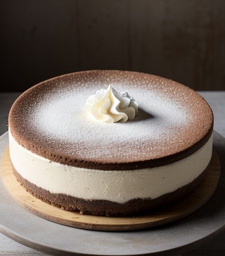 Bourbon Sour Cream Cheesecake recipe image