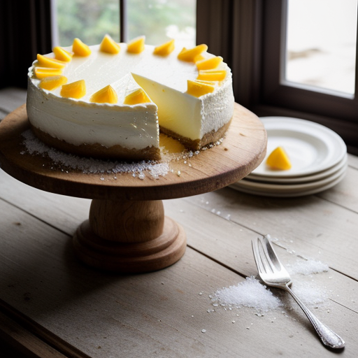 Lemon Cottage Cheese Cheesecake recipe image