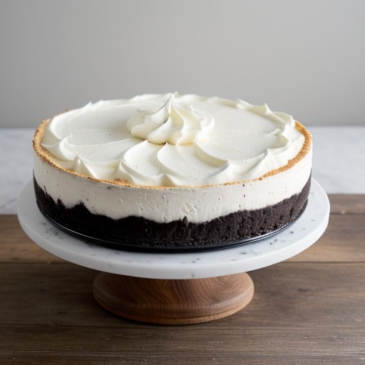 Oreo Cheesecake with Sour Cream Topping recipe image