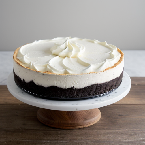 Oreo Cheesecake with Sour Cream Topping recipe image