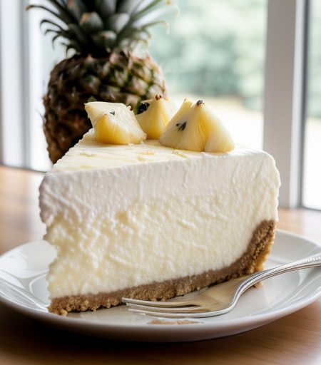 Piña Colada Cheesecake recipe image