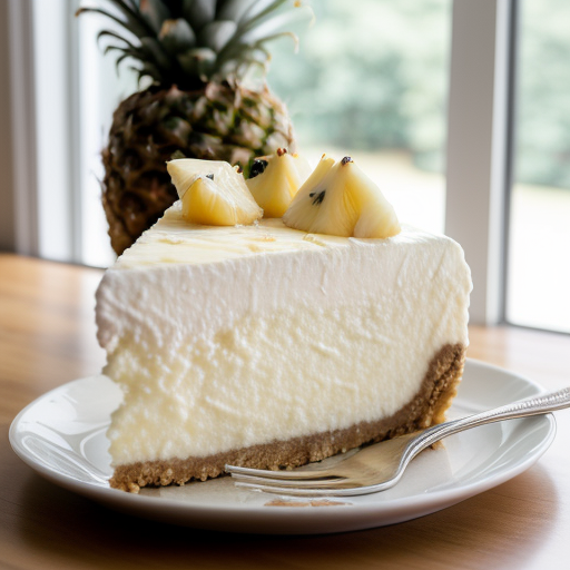 Piña Colada Cheesecake recipe image