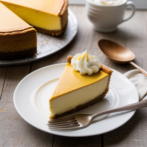 Pumpkin Cheesecake with Pastry Crust recipe image