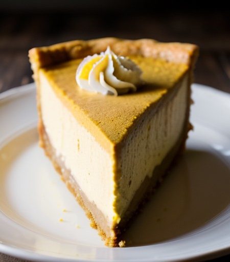 Rich Spiced Pumpkin Cheesecake with Pastry Crust recipe image