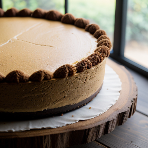 Spiced Pumpkin Cheesecake with Gingersnap Crust recipe image