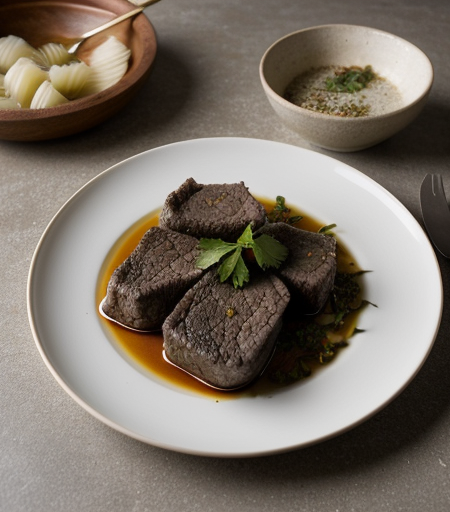 ALITER BAEDINAM SIVE AGNINAM EXCALDATAM (Steamed Lamb) recipe image