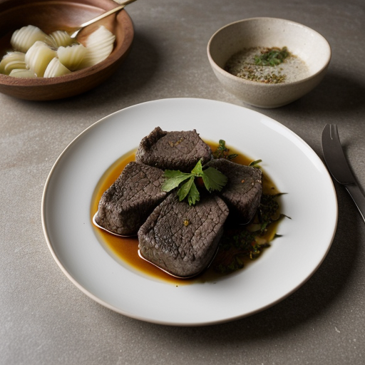 ALITER BAEDINAM SIVE AGNINAM EXCALDATAM (Steamed Lamb) recipe image