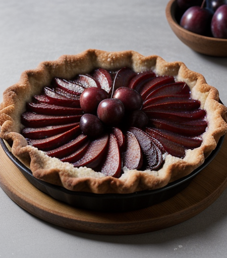 Almond-Plum Tart recipe image