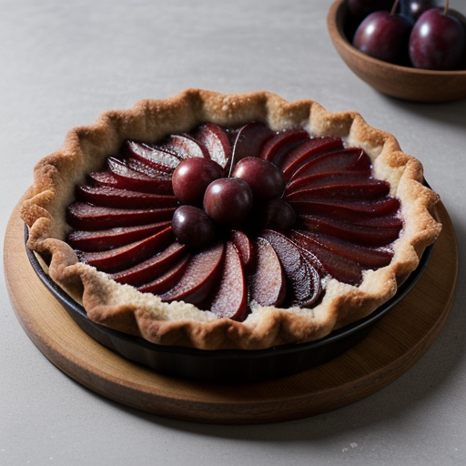Almond-Plum Tart recipe image