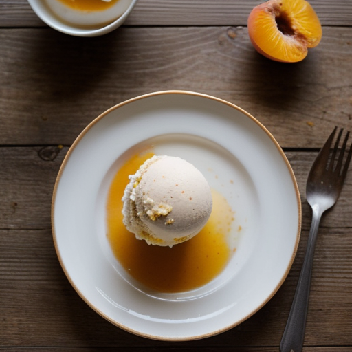 Apricot Earl Grey Ice Cream recipe image
