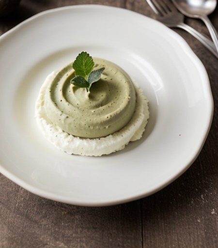 Avocado Mousse Melba recipe image