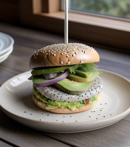 Avocado Salmon Sandwich recipe image