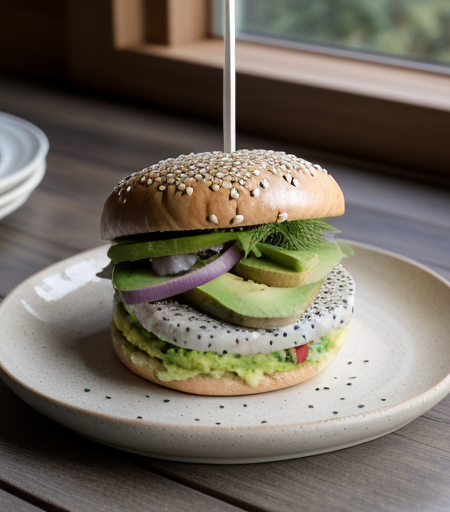 Avocado Salmon Sandwich recipe image