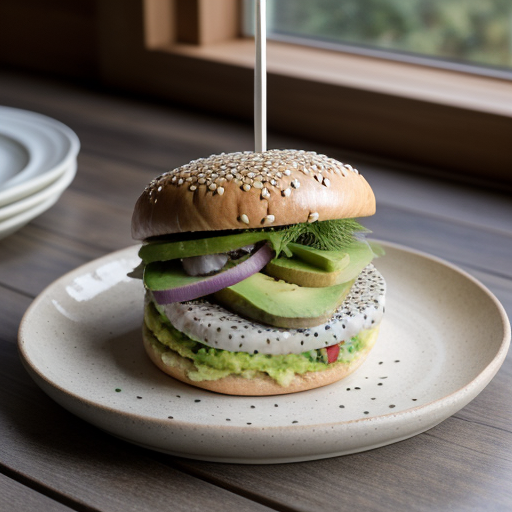Avocado Salmon Sandwich recipe image