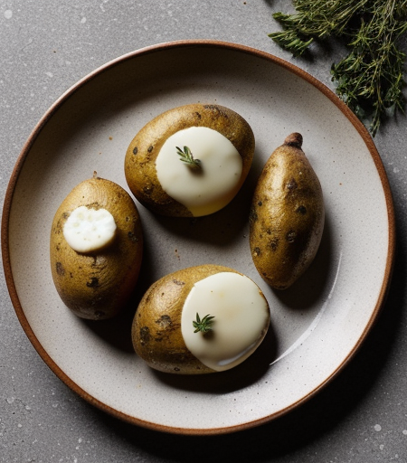 Baked Potato Slices recipe image