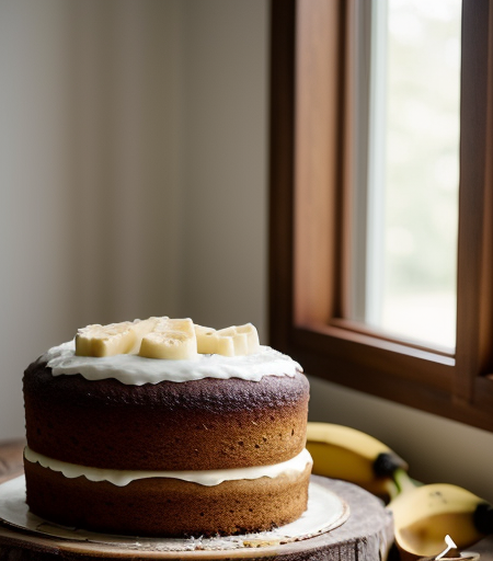 Banana Yogurt Cake recipe image