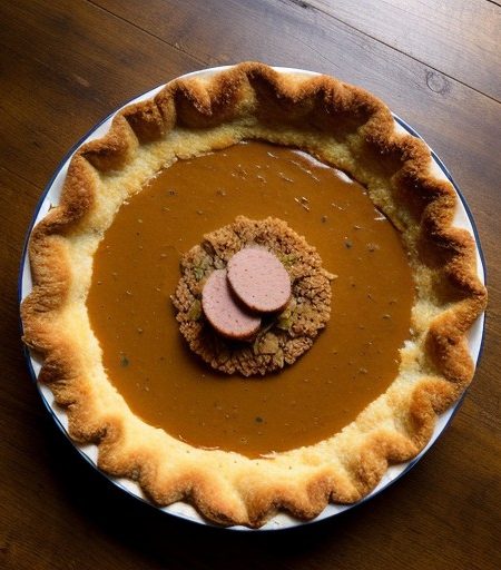 Biscuit Topped Seafood Gumbo Pie recipe image